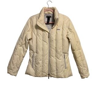 Bebe Ivory Down Puffer Jacket – Women's Size Medium